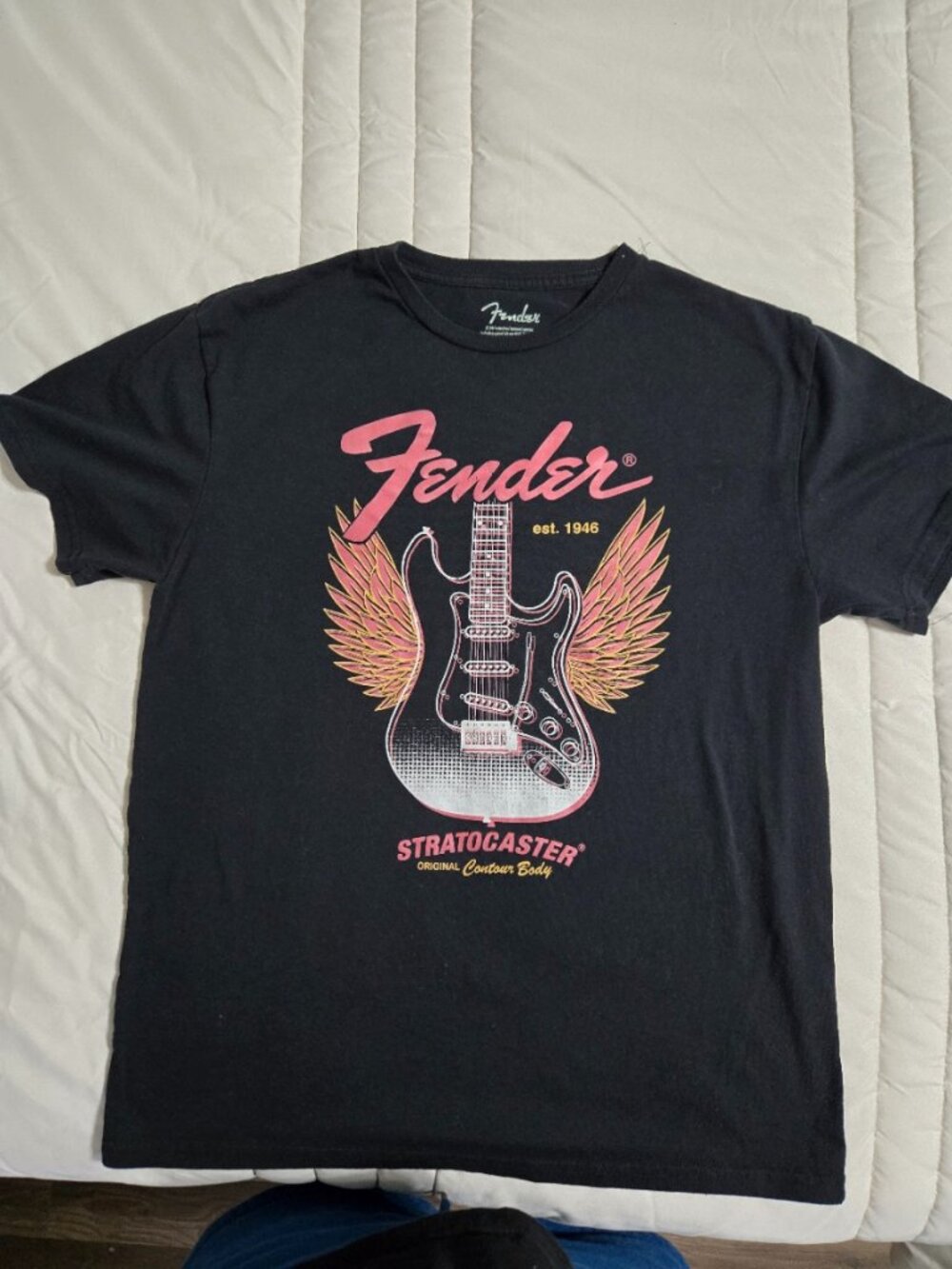 Fender Stratocaster Guitar Tee